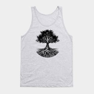 Tree Art Drawing Tank Top